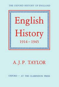 Cover image for English History, 1914-1945