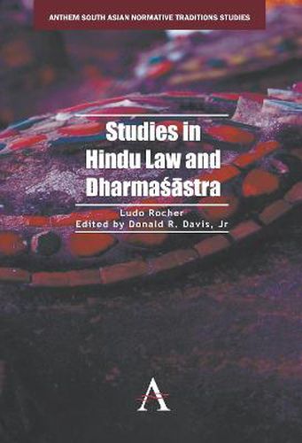 Cover image for Studies in Hindu Law and Dharmasastra