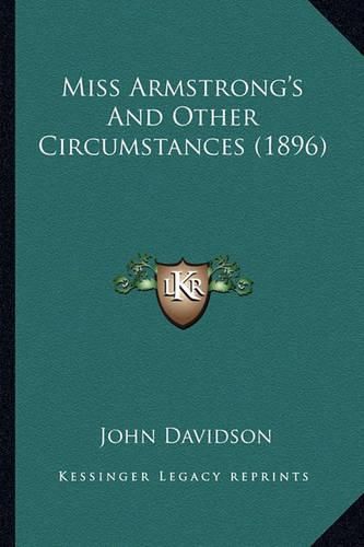 Miss Armstrong's and Other Circumstances (1896)