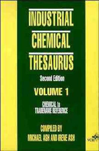 Cover image for Industrial Chemical Thesaurus