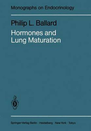 Cover image for Hormones and Lung Maturation