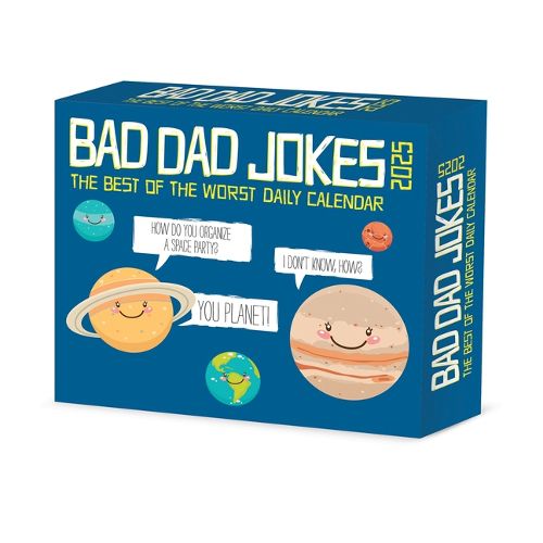 Bad Dad Jokes 2025 6.2 X 5.4 Box Calendar