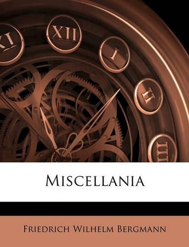 Cover image for Miscellania