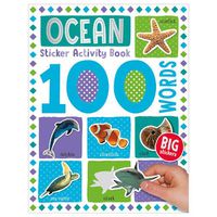 Cover image for 100 Ocean Words Sticker Activity