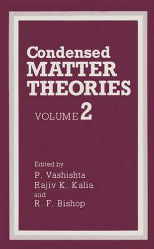 Cover image for Condensed Matter Theories: Volume 2