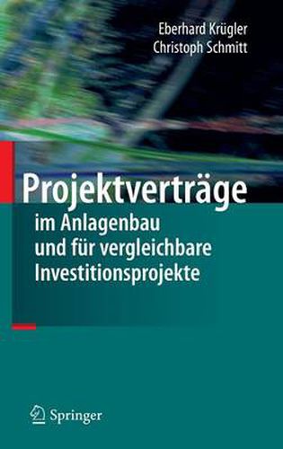 Cover image for Projektvertrage Im Anlagenbau Und Fur Vergleichbare Investitionsprojekte