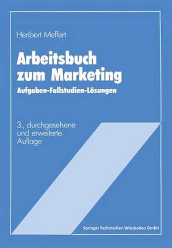 Cover image for Arbeitsbuch Zum Marketing