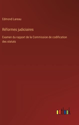 Cover image for Reformes judiciaires