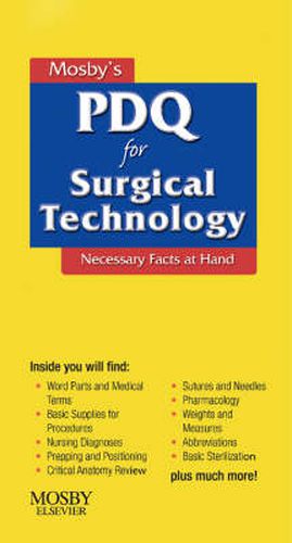 Cover image for Mosby'S Surgical Technology Pdq