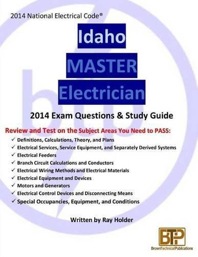 Cover image for Idaho 2014 Master Electrician Study Guide