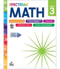 Cover image for Spectrum Math Workbook, Grade 3