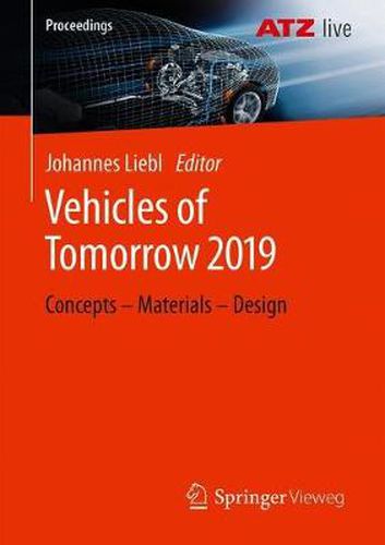 Cover image for Vehicles of Tomorrow 2019: Concepts - Materials - Design