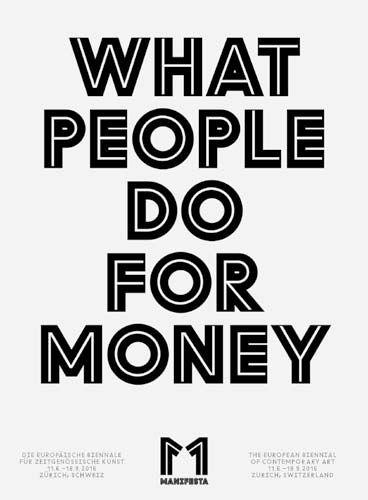 Cover image for Manifesta 11 What People Do for Money