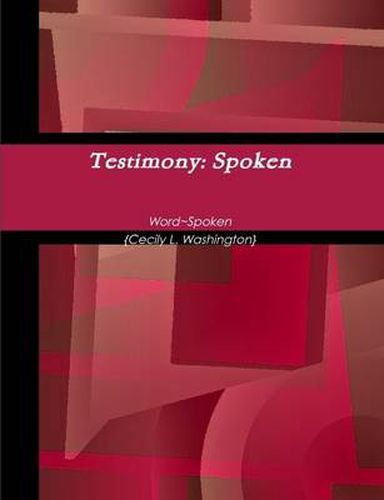 Cover image for Testimony:Spoken