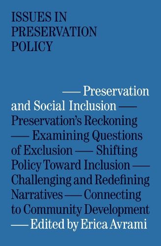 Cover image for Preservation and Social Inclusion