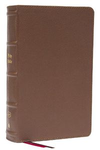 Cover image for KJV, Personal Size Large Print Single-Column Reference Bible, Genuine Leather, Brown, Red Letter, Comfort Print: Holy Bible, King James Version