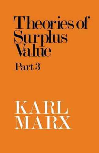 Cover image for Theories of Surplus Value Part 3