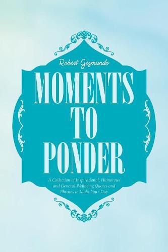 Cover image for Moments to Ponder