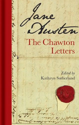 Cover image for Jane Austen: The Chawton Letters