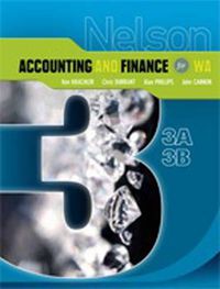 Cover image for Nelson Accounting and Finance for WA 3A-3B