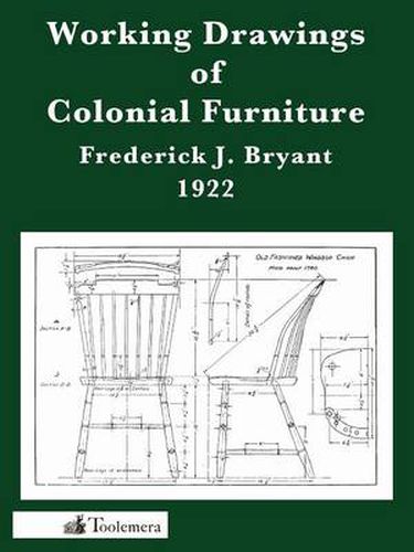 Cover image for Working Drawings Of Colonial Furniture