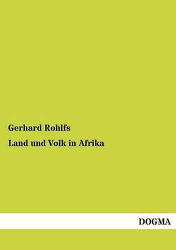 Cover image for Land Und Volk in Afrika