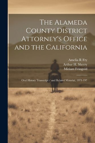 Cover image for The Alameda County District Attorney's Office and the California