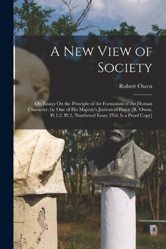 Cover image for A New View of Society