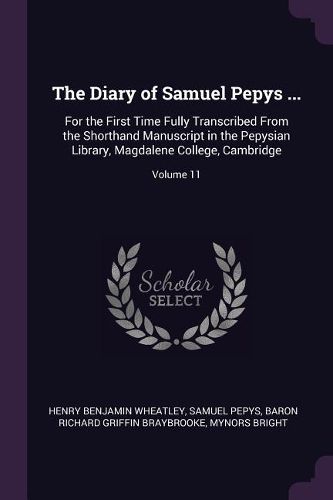 Cover image for The Diary of Samuel Pepys ...