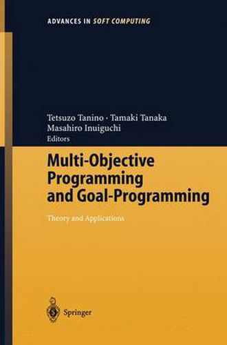 Cover image for Multi-Objective Programming and Goal Programming: Theory and Applications