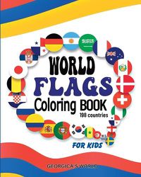 Cover image for World Flags Coloring Book for Kids