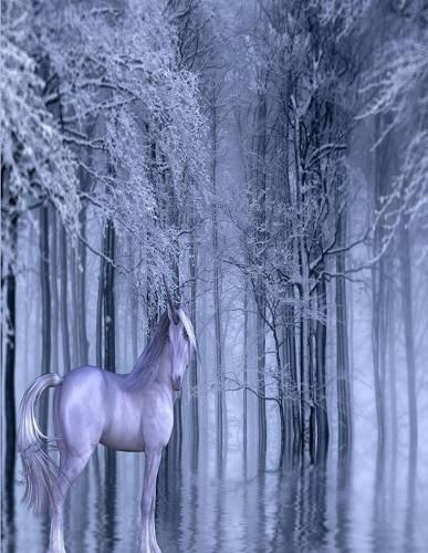 Cover image for Reindeer Fantasy Notebook: 100 Pages 8.5 X 11 Wide Ruled Line Paper