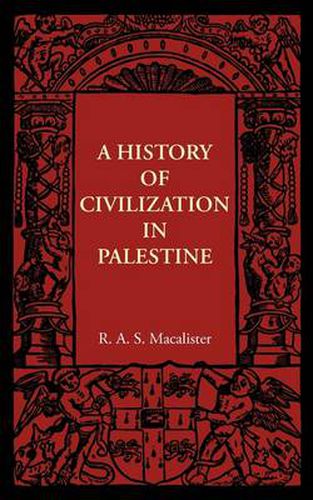 Cover image for A History of Civilization in Palestine