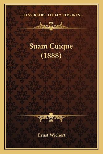 Cover image for Suam Cuique (1888)