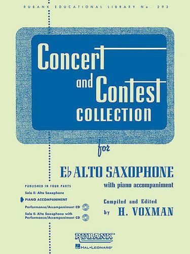 Cover image for Concert And Contest Collection-Alto Saxophone (PA)