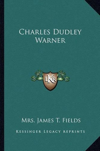 Cover image for Charles Dudley Warner