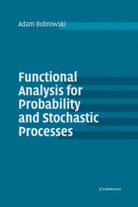 Cover image for Functional Analysis for Probability and Stochastic Processes: An Introduction