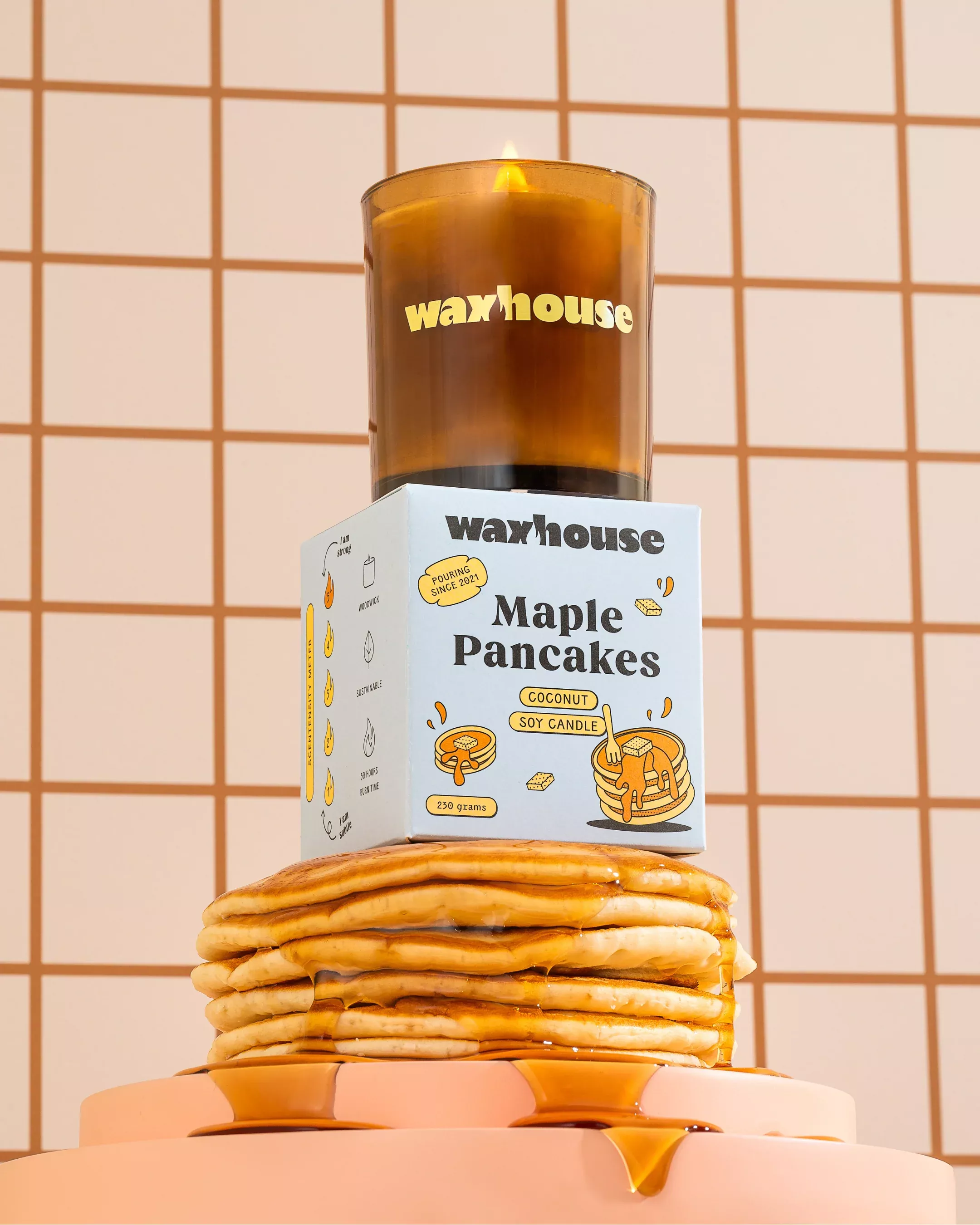 Maple Pancakes 230g Candle