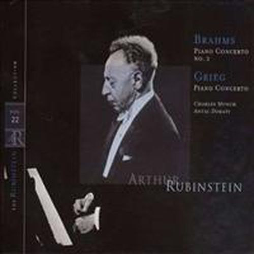 Cover image for Brahms Piano Concerto No 2 Grieg Piano Concerto