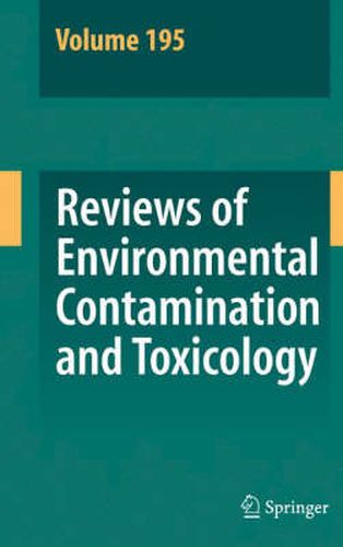 Cover image for Reviews of Environmental Contamination and Toxicology 195