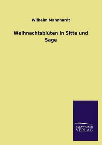 Cover image for Weihnachtsbluten in Sitte Und Sage