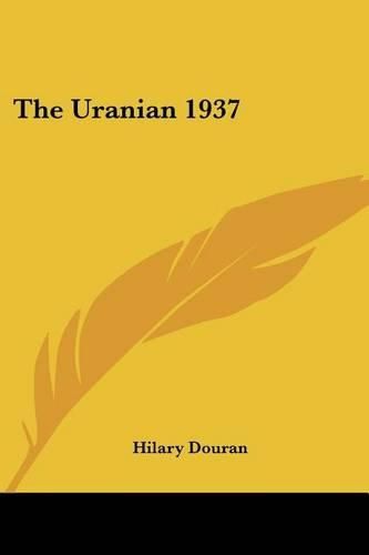 Cover image for The Uranian 1937