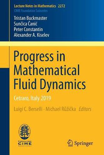 Cover image for Progress in Mathematical Fluid Dynamics: Cetraro, Italy 2019