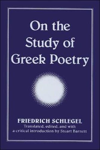 On the Study of Greek Poetry