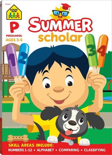 Cover image for School Zone Preschool Summer Scholar Workbook