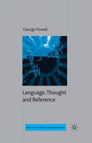 Cover image for Language, Thought and Reference