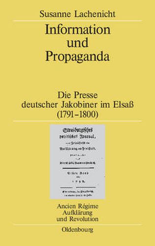 Cover image for Information und Propaganda