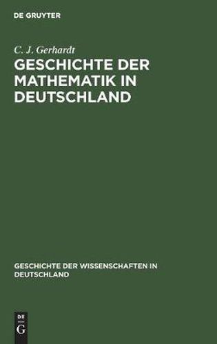 Cover image for Geschichte Der Mathematik in Deutschland