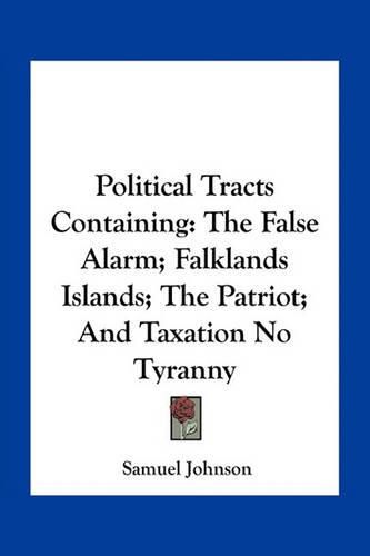 Cover image for Political Tracts Containing