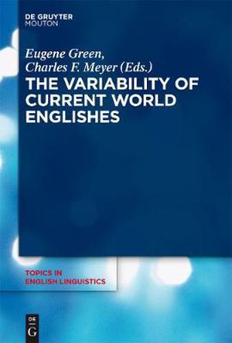 Cover image for The Variability of Current World Englishes